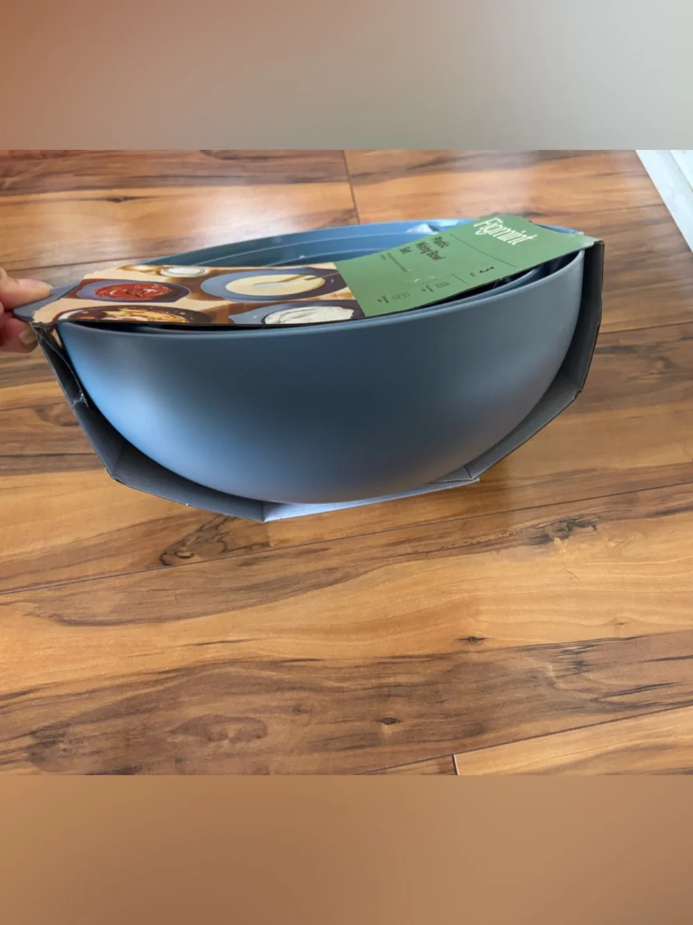 Figmint from Target blue plastic mixing bowl set of 3